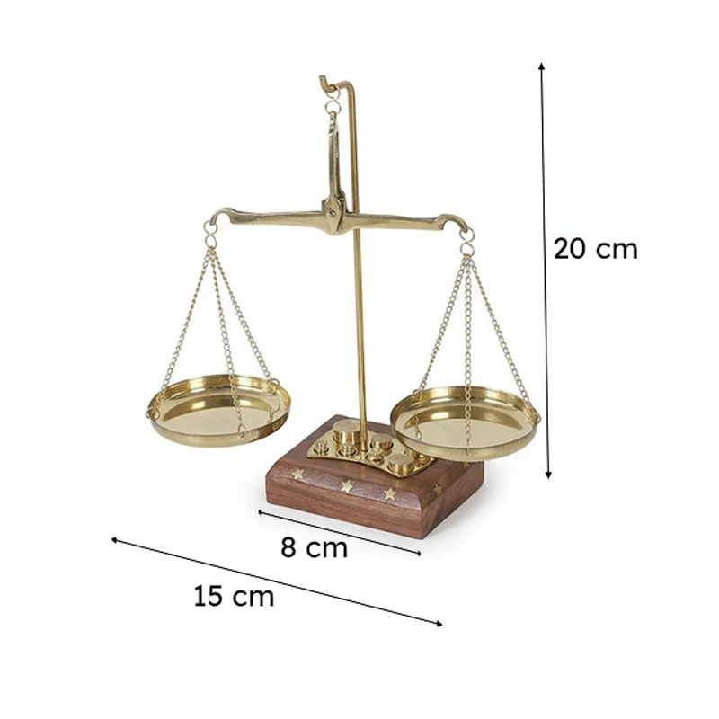 Vintage Scales Brass Showpiece media 7