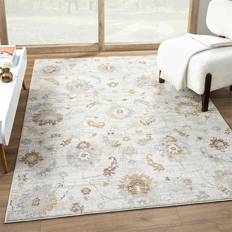 Nadiya Ethnic Carpet - Grey & Light Brown media 3