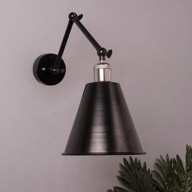 Nash Glow Cone Metal Wall Lamp - Silver media 3
