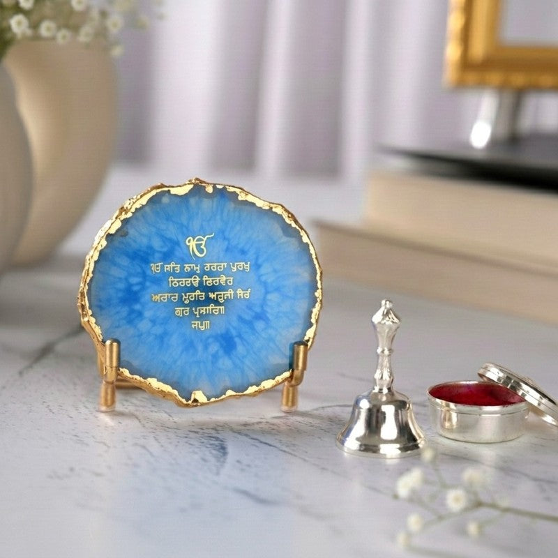 Agira Omkar Mantra Agate Showpiece media 3