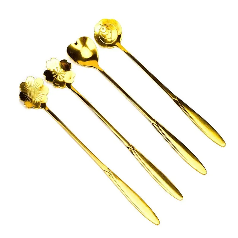 Stailess Steel Dessert Spoon - Set Of Four media 5