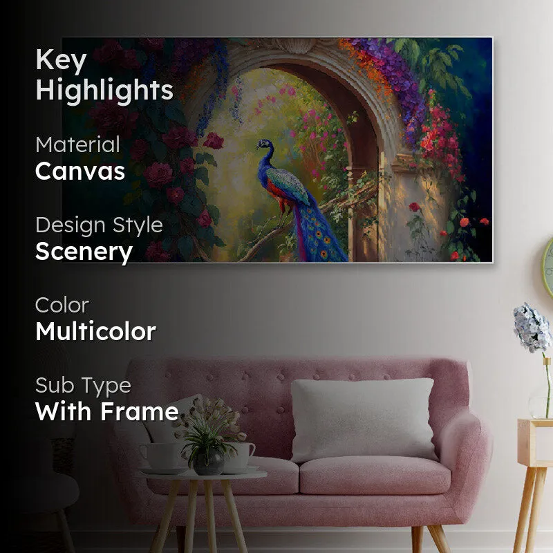 Mayoora Bageecha Canvas Wall Painting media 2