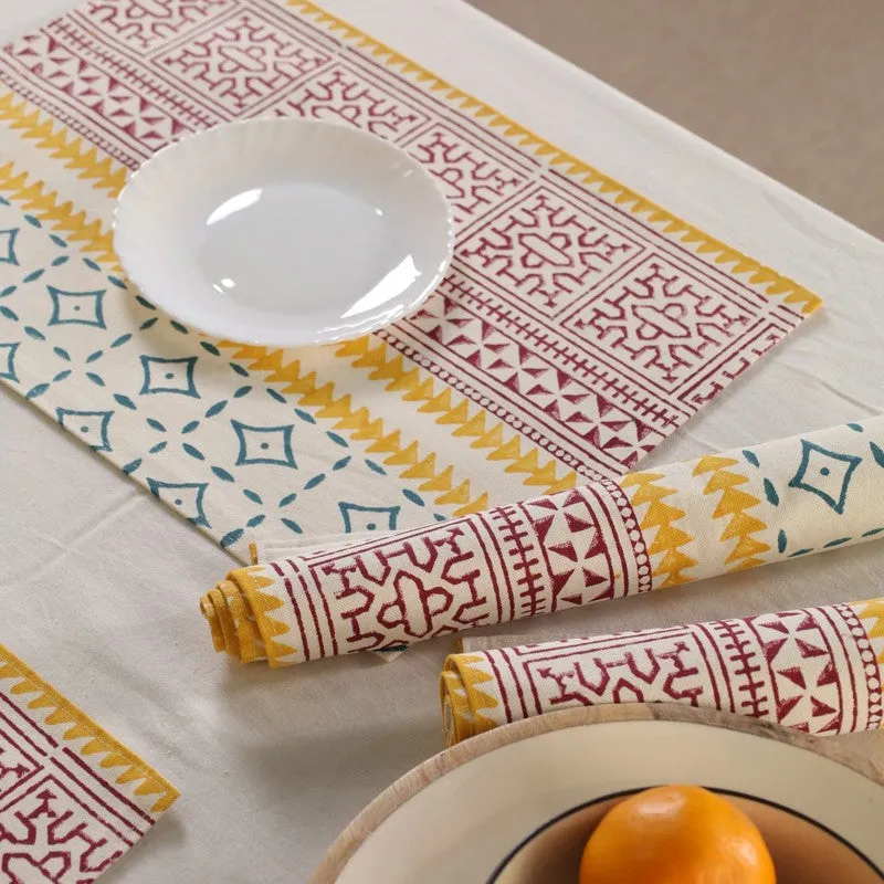 Urban Geometry Canvas Table Mats - Set Of Four media 7