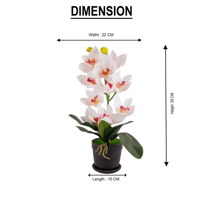 AarviDecor Snow Petal Silk Artificial Plants media 10