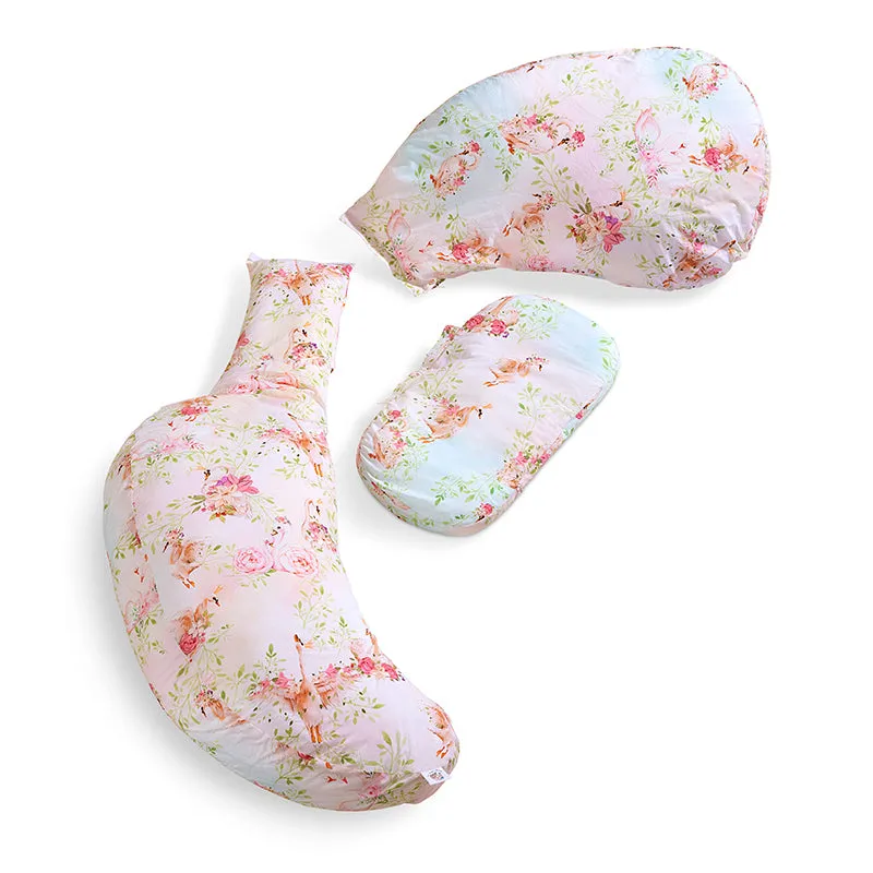 Viora Cotton L Maternity Pillow With Polyester Filling - Multicolor media 5