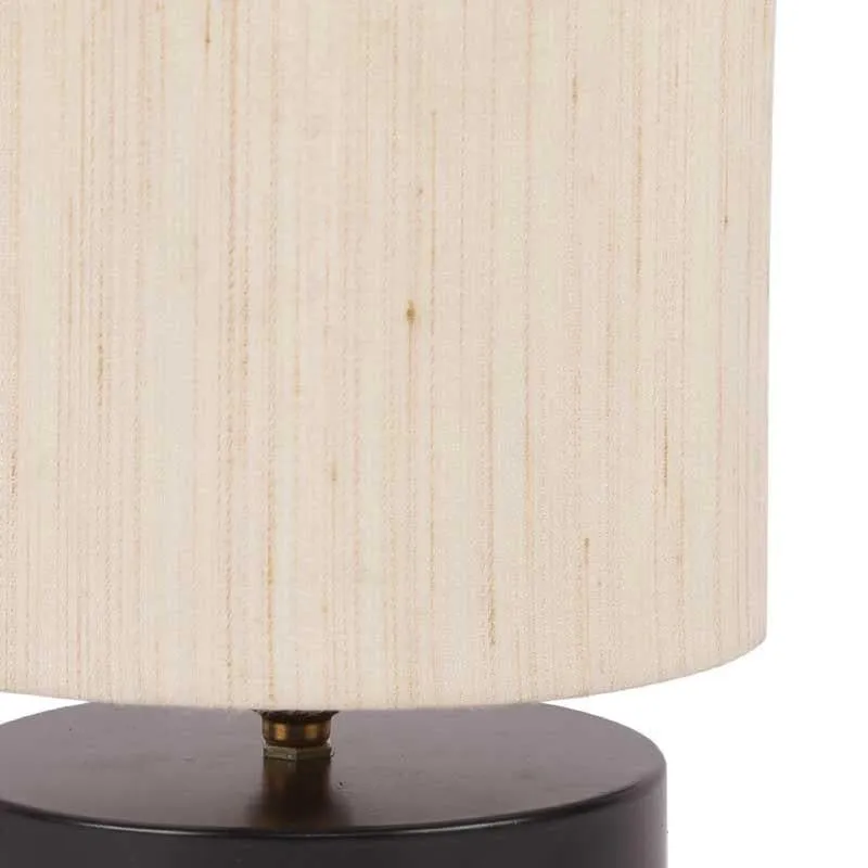 Busky Fabric Table Lamp - Beige,Black media 5