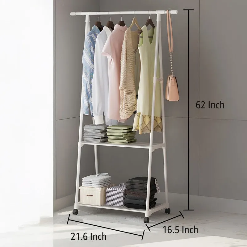 Laxis LeanLine White Metal Cloth Hanger media 8