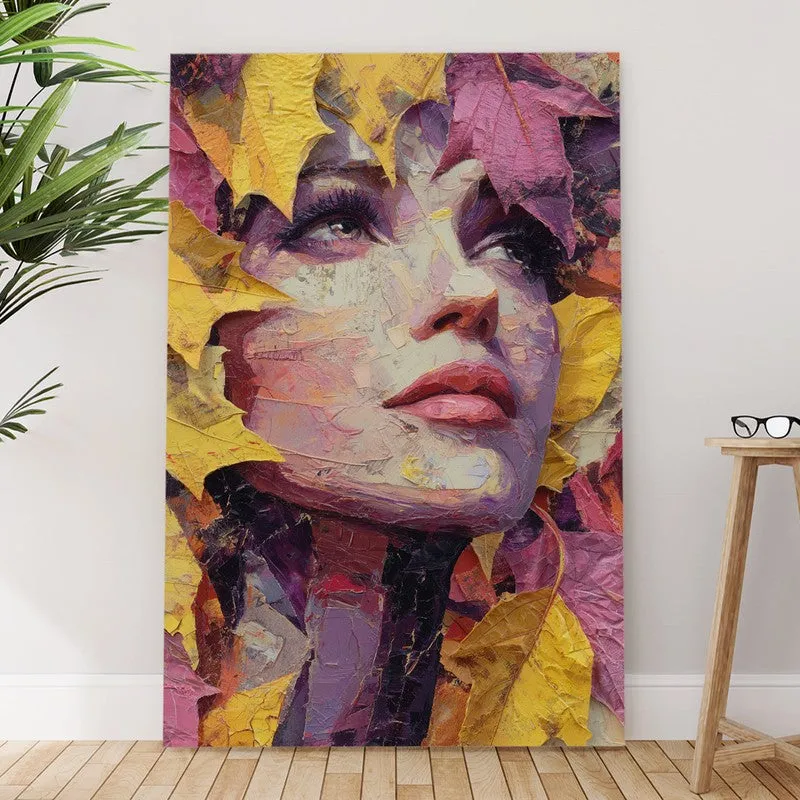 Ethereal Muse Portrait Canvas Wall Art media 6