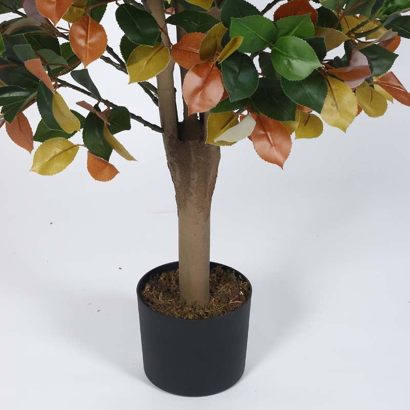 Faux Lush Southern Magnolia Plant -  4 Feet media 4