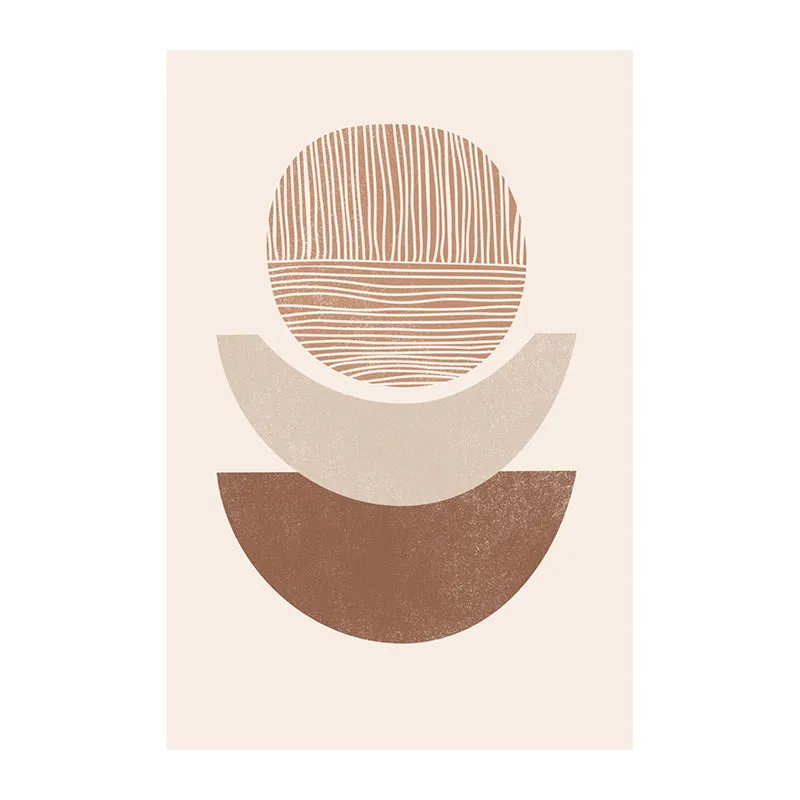 Shades Of Beige Canvas Wall Painting - Set Of Two media 6