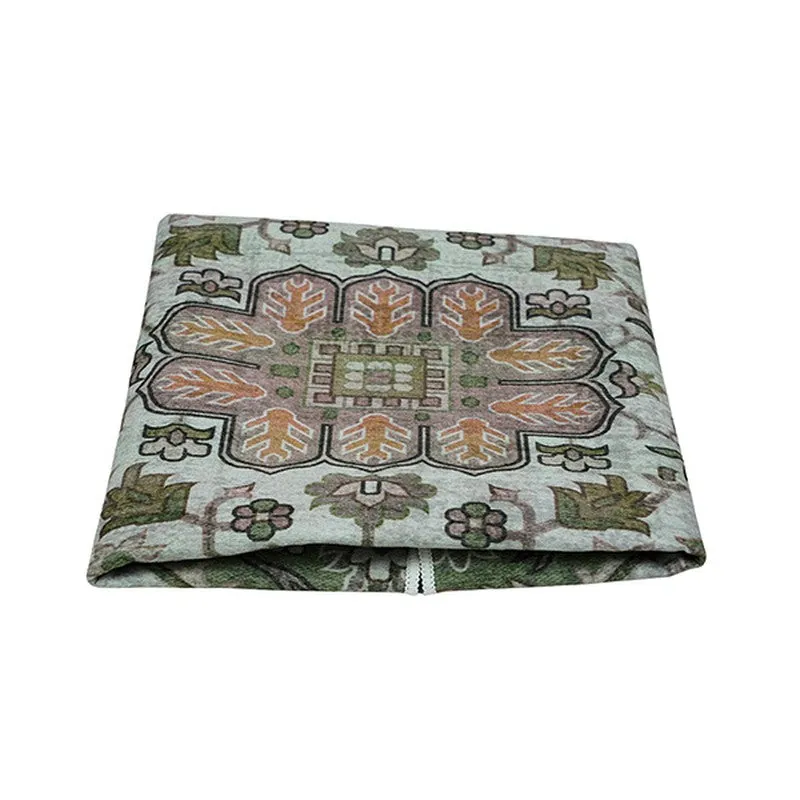 Barakah Ethnic Prayer Mat (Green) - 550 GSM media 8