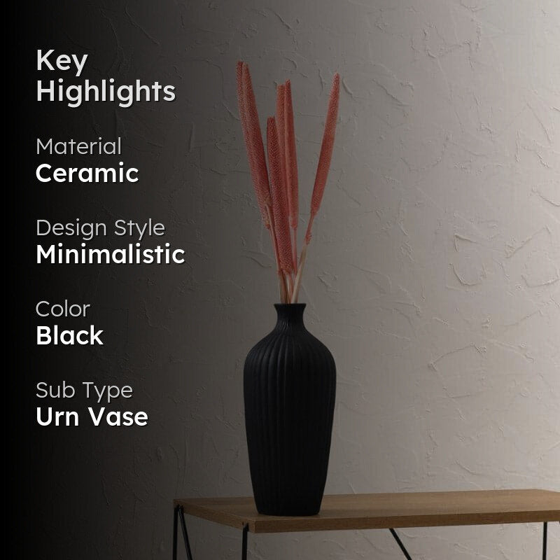 Jude Jazz Vase - Black media 2