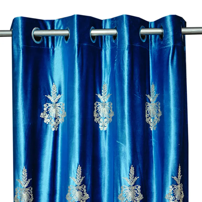 Aqua Misty Elegance Curtain - Set Of Two media 3