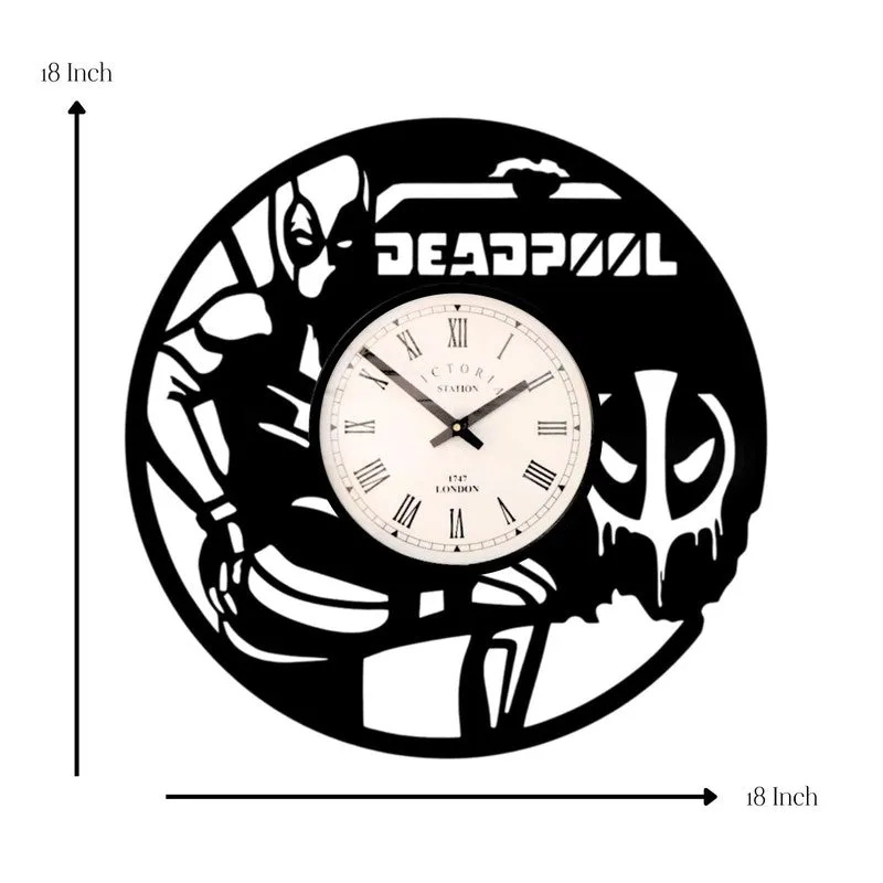 Travel Steel Analog Wall Clock - Black media 7