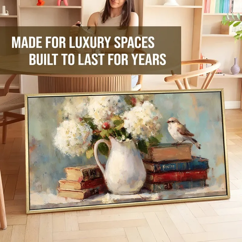Botanical Charm Canvas Wall Painting With Frame media 5
