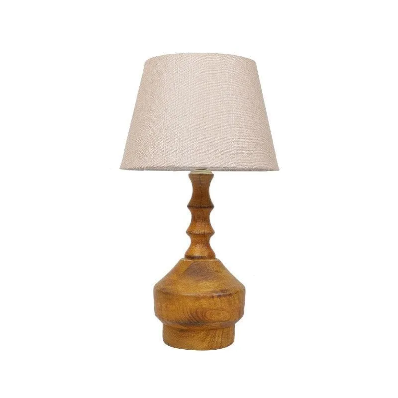 Mishuna Meiji Fabric Table Lamp - Beige media 4