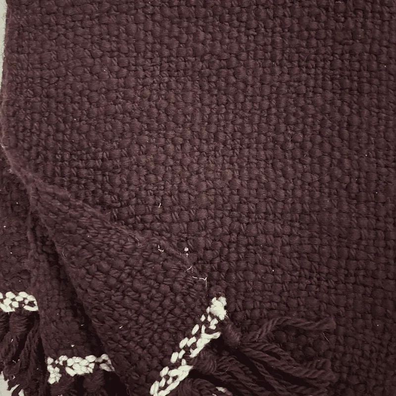 Ruby Weave Tufted Throw media 4
