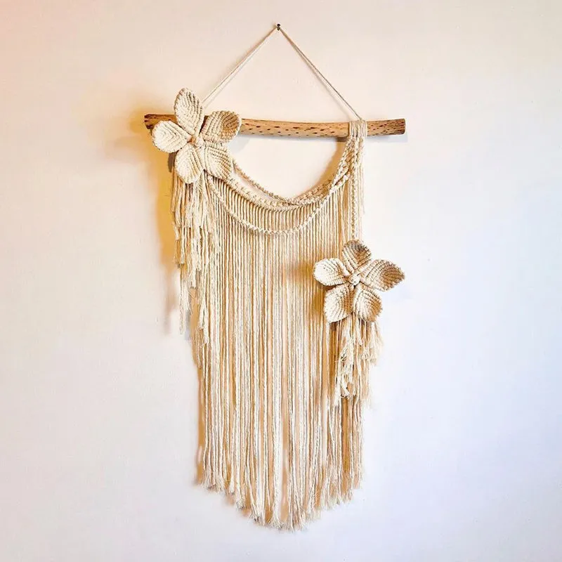 Boheime Buds II Macrame Cotton Wall Accent media 1