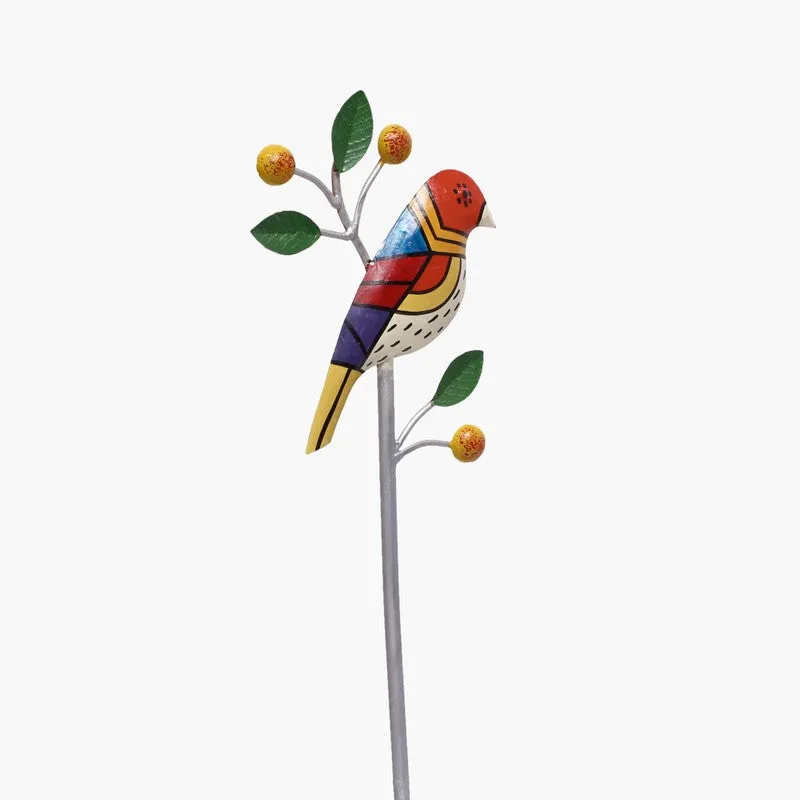 Perched Bird Metal Showpiece media 4