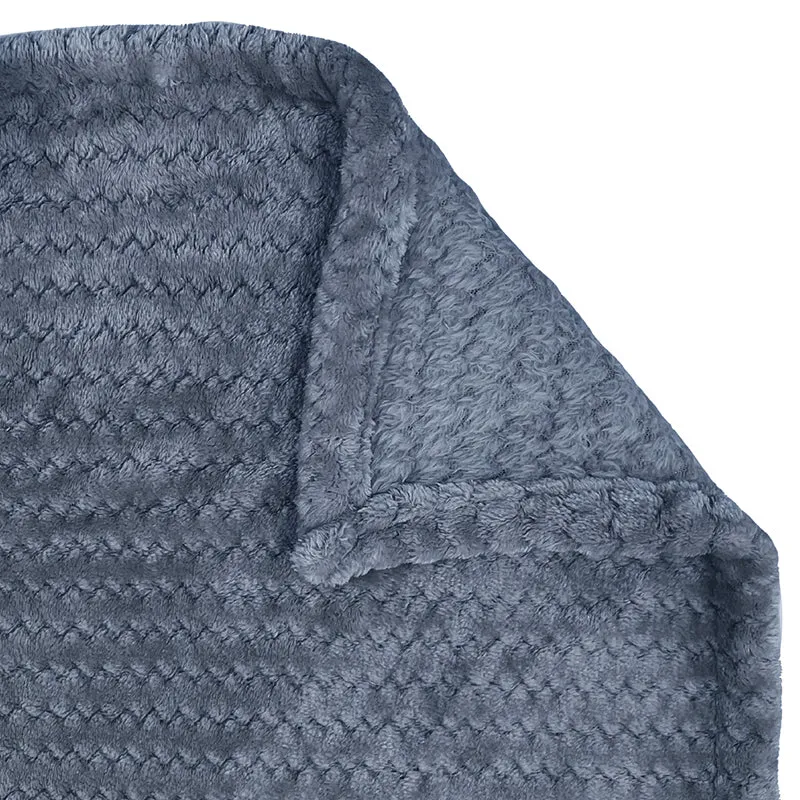 Swayam Seda Mink Blanket (Blue) - 240 GSM media 7