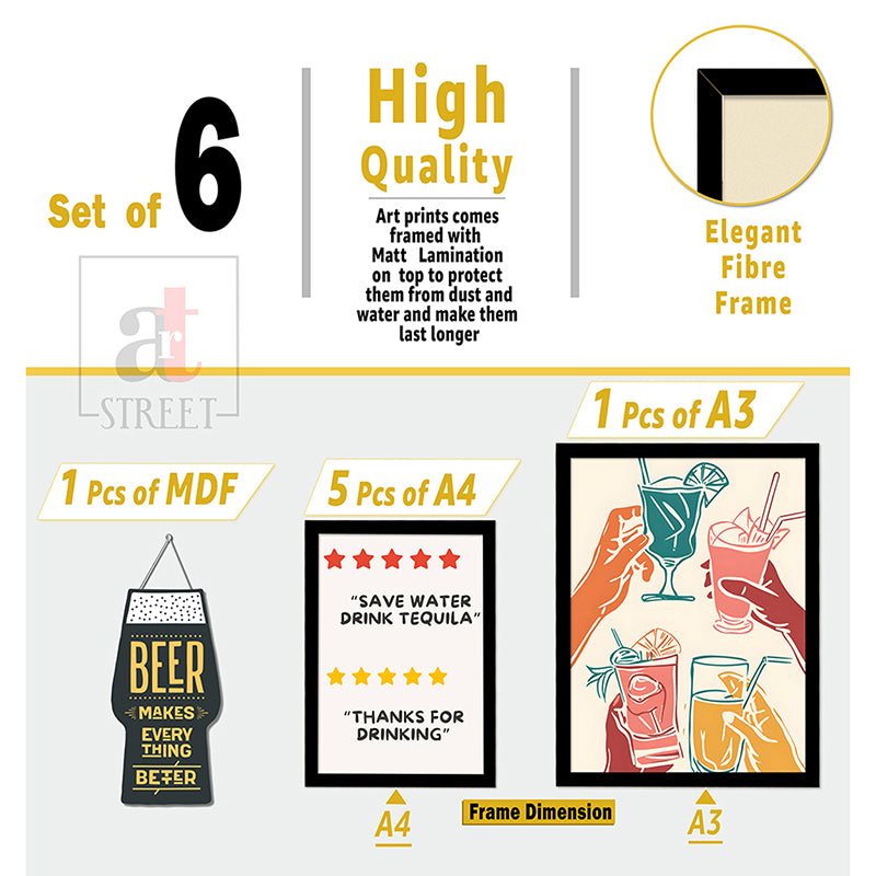Spirited Words Wall Art - Set Of Seven media 5