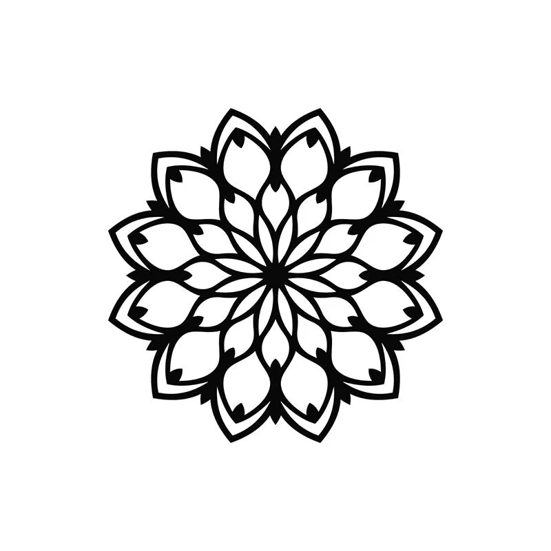 Narta Mandala Black Iron Wall Accent media 3