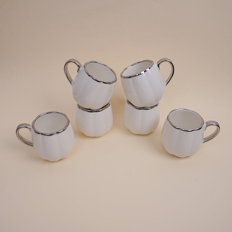 Magina Porcelain Tea Cup (180 mL Each) - Set of Seven media 3