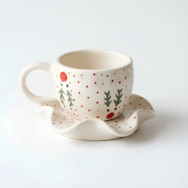 Petaline Ceramic Cup & Saucer media 3