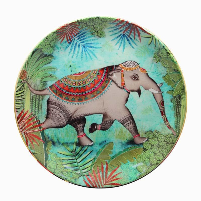 Lankan Elephant Inspired Decorative Plate media 4