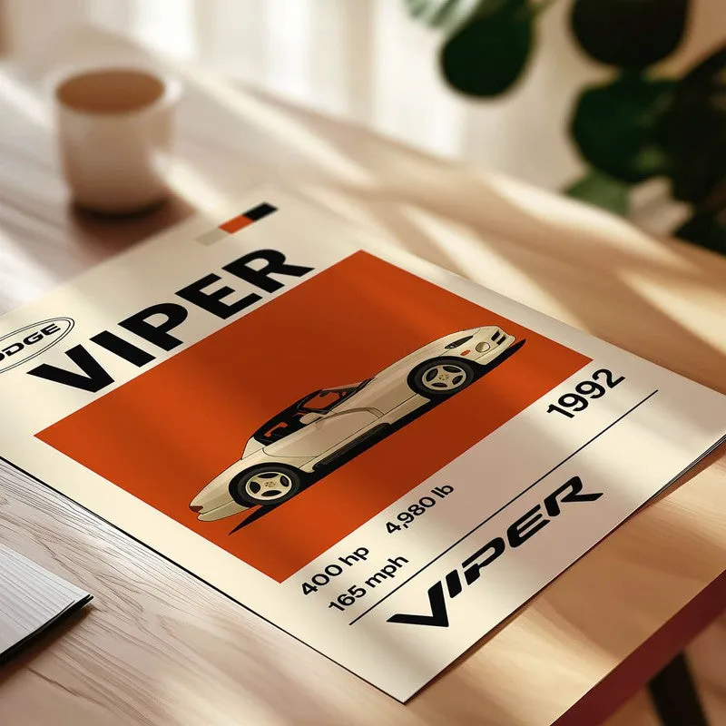 Dodge Viper Legacy Wall Poster media 4