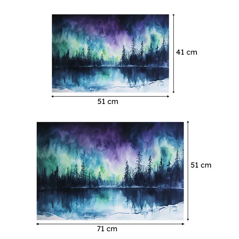 Magical Aurora Wall Painting media 6