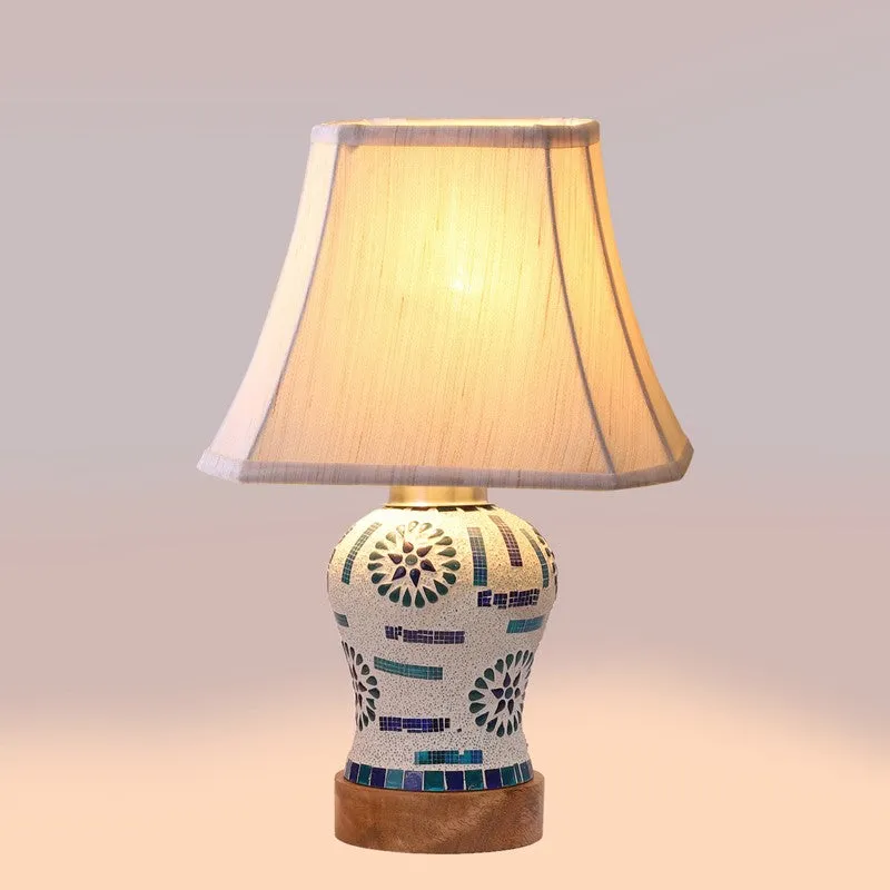 Sonara Square Wooden Table Lamp - Multicolor media 6