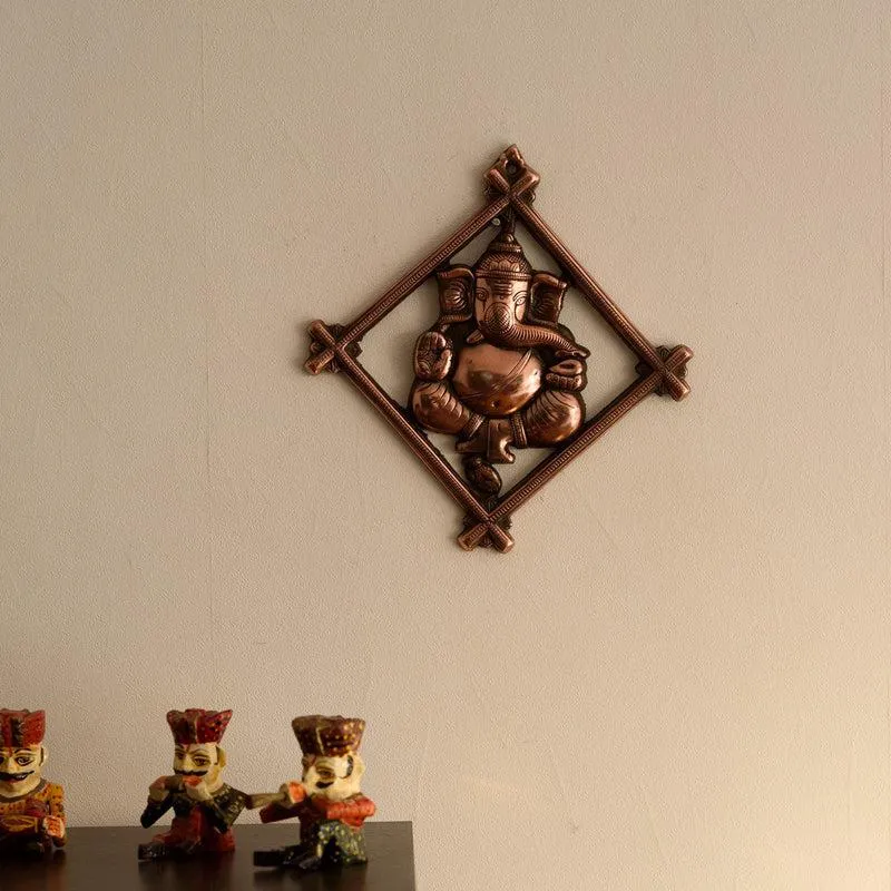 Vinayaka Religious Metal Wall Accent media 1