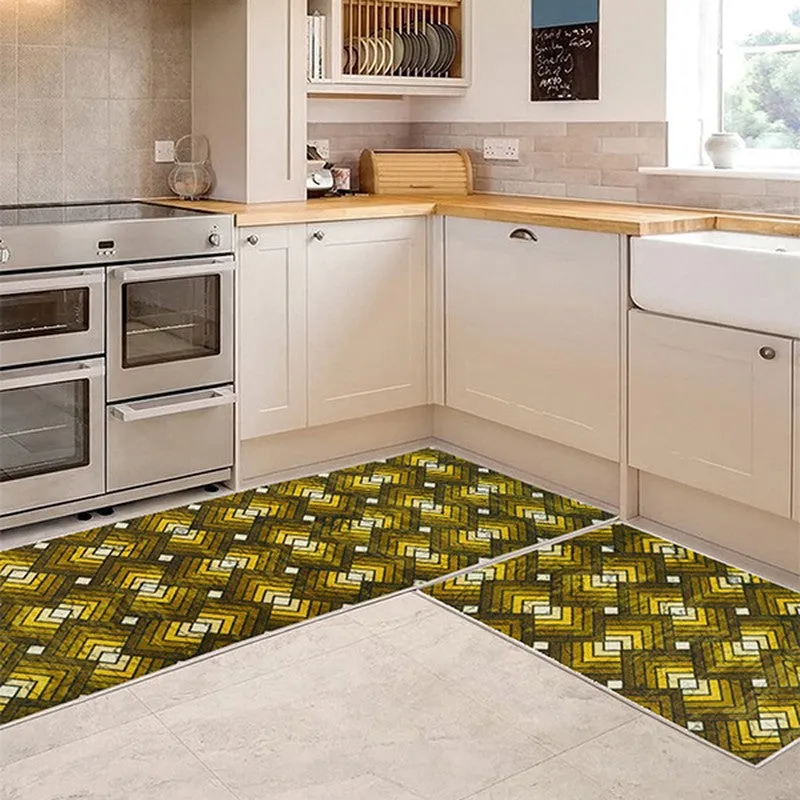 ContourLines Kitchen Floor Mats - Set of Two media 1
