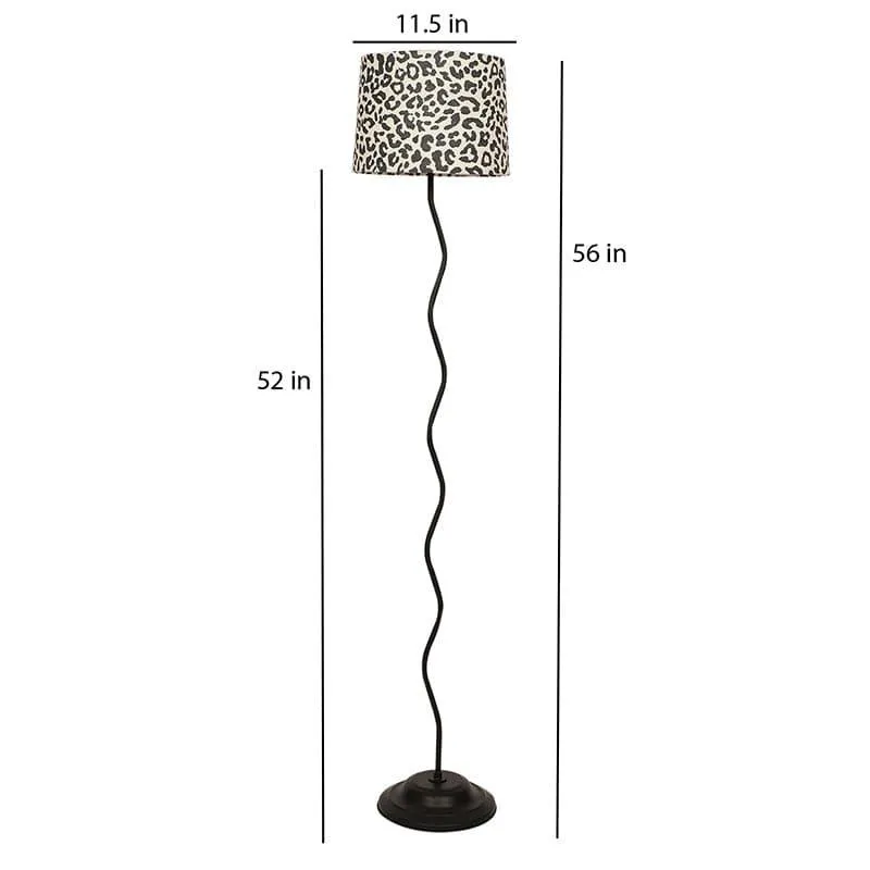 Leopard Hide Wavo Floor Lamp media 5