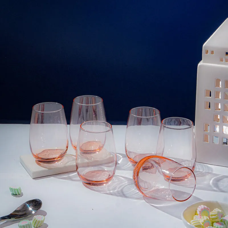 Luminarc Maine Glass (370 mL/Pink) - Set Of Six media 1