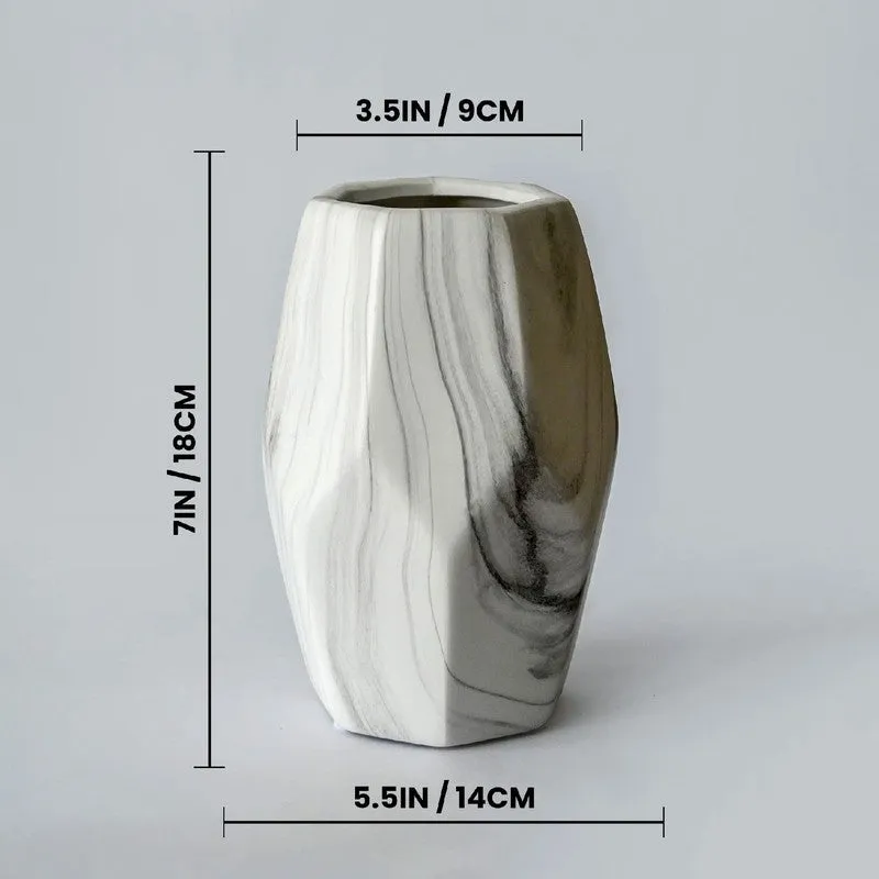 Marble Flow Contemporary Vase media 8