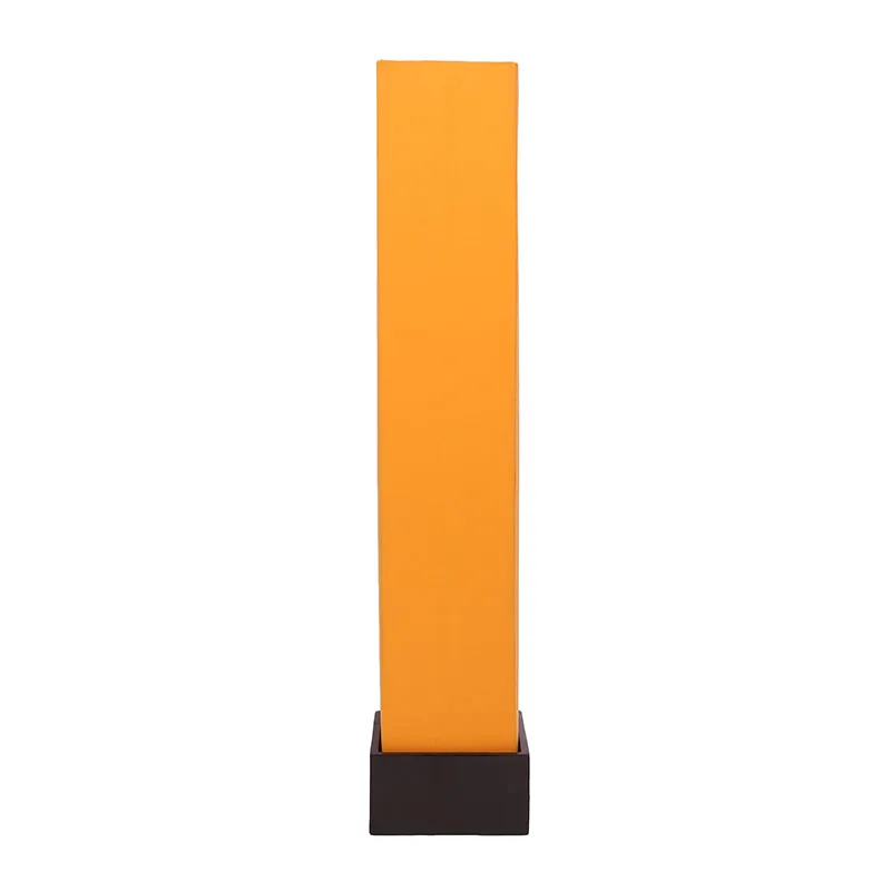 Axiya Wooden Tower Floor Lamp - Yellow media 4