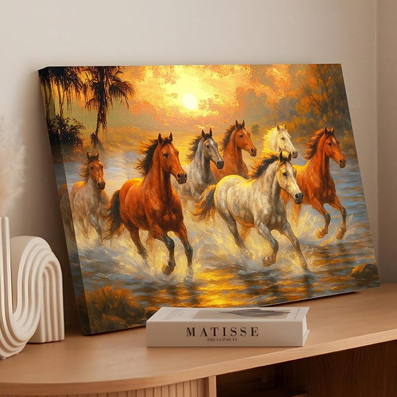 Stallions Of Sunset Wall Art media 2