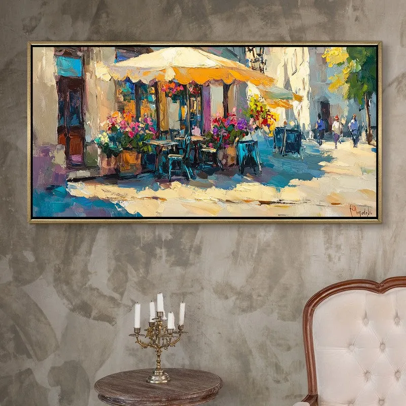 Bloomed Silence Canvas Wall Painting With Frame media 1