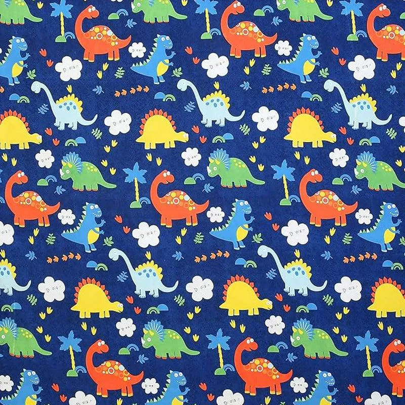 Dino Dreams Kids' Cotton Duvet Cover - 210 TC media 5