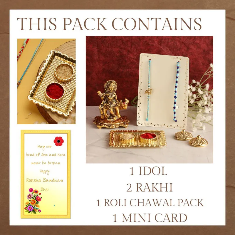 Divine Krishna Rakhi Hamper media 5
