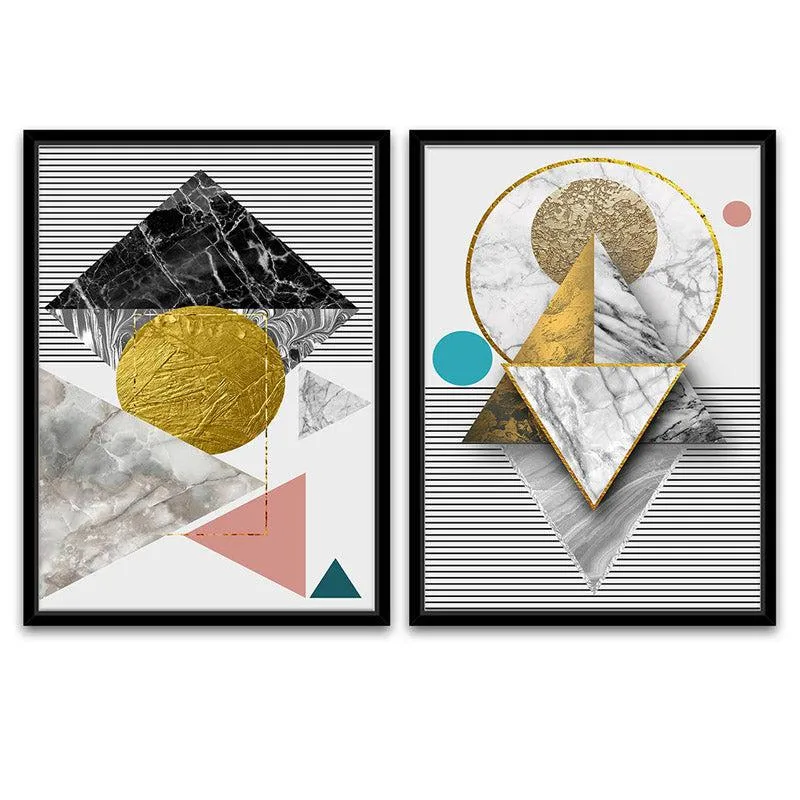 Hazel Abstract Wall Art - Set Of Two media 3