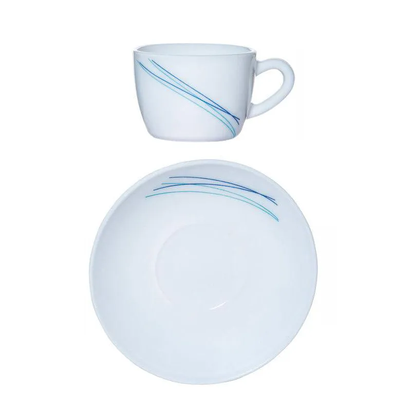 Cello Levasha Glide Cup & Saucer (130 mL Each) - Set of Six media 5