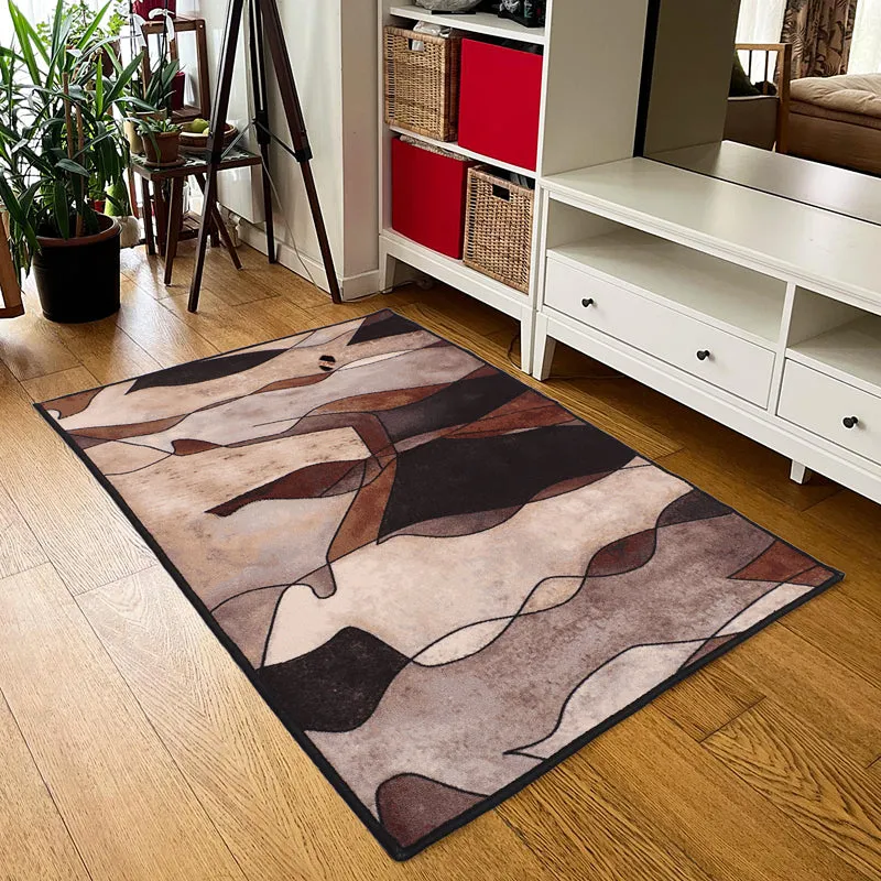 Earthy Abstracts Anti-Skid Carpet media 3