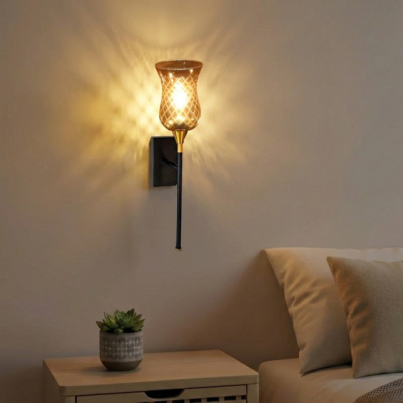 Vintage Glow Glass Wall Lamp