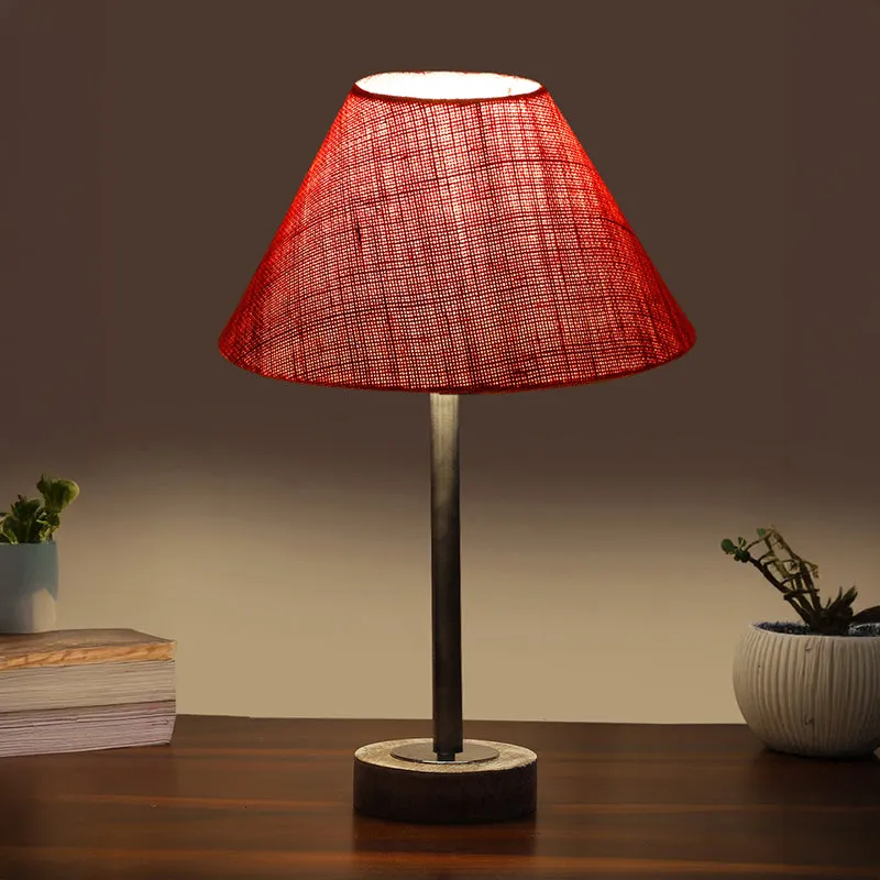 Sienna II Rodin Wooden Table Lamp - Pink,Silver,White media 1