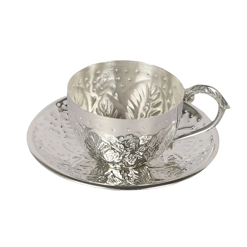 Vincent Steel Cup & Saucer (200 mL) - Twelve Piece Set media 6