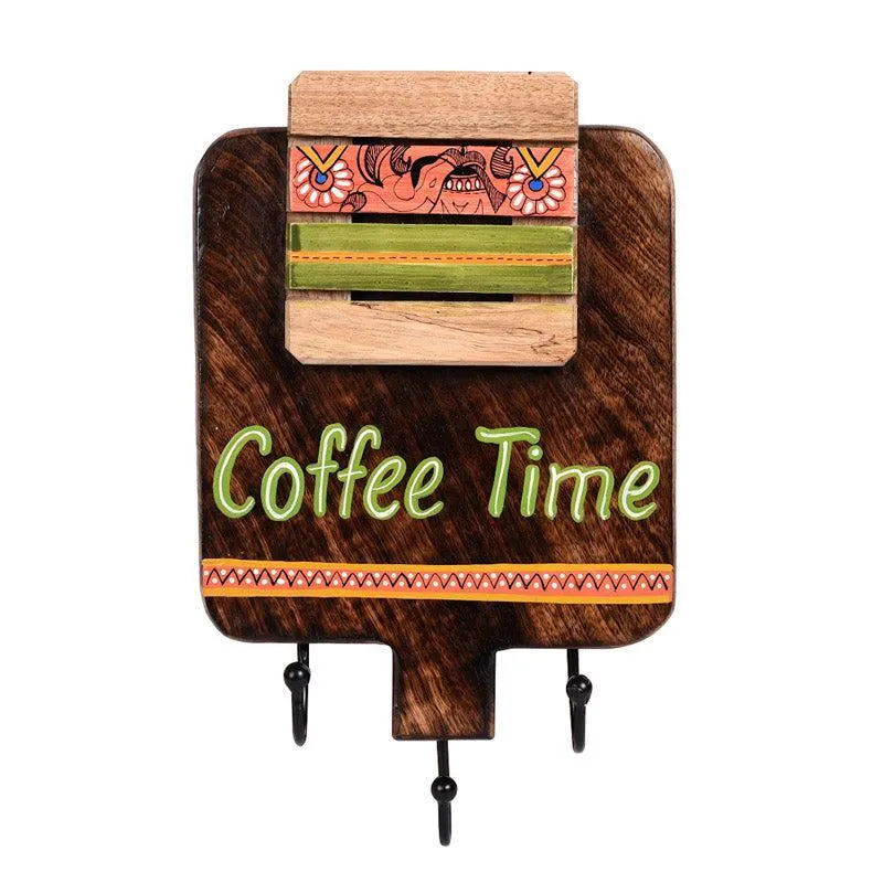 Coffee Ceramic,Wood Tea Cup (175 mL Each) - Four Piece Set media 4