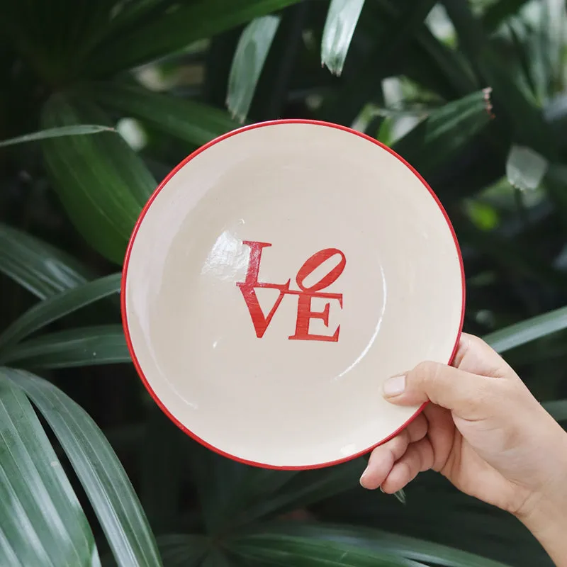Love Ceramic Quarter Plate media 1
